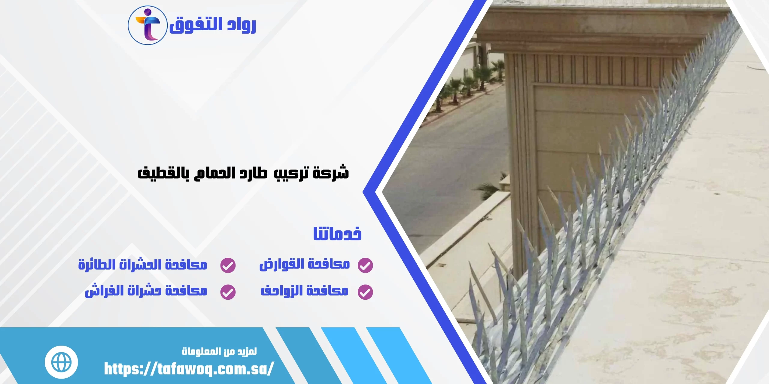 شركة تركيب طارد الحمام بالقطيف